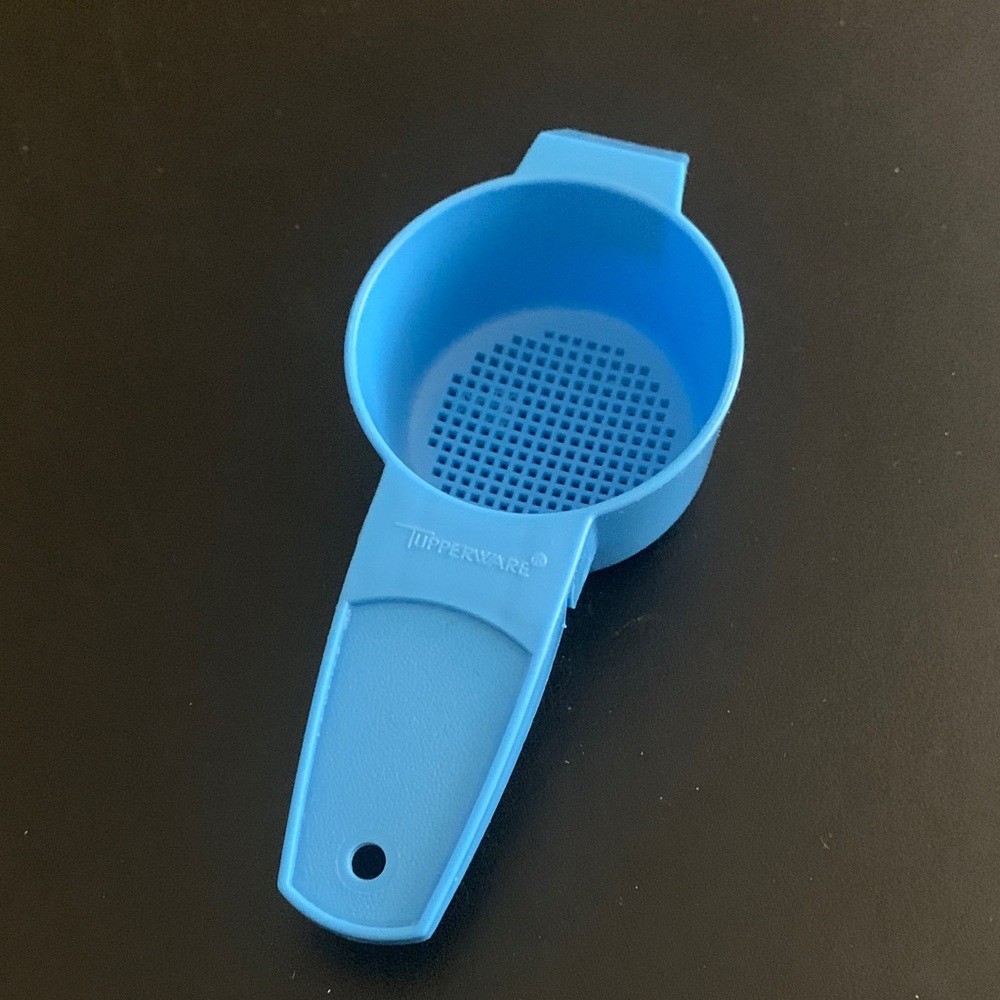 Tupperware Blue Strainer